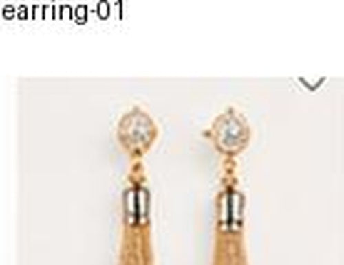 Blue Gem Drop Earrings